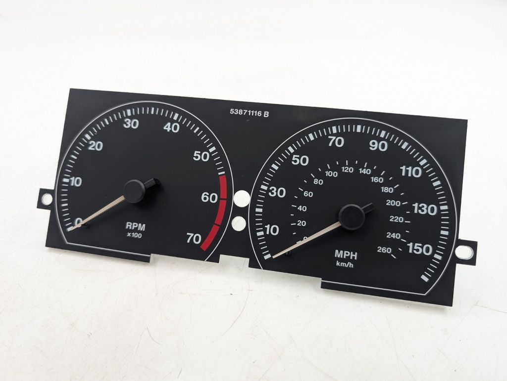 JAGUAR X300 XJ6 DASH INSTRUMENTS MPH SPEEDO AND TACHOMETER 4.0 LITRE XJ6
