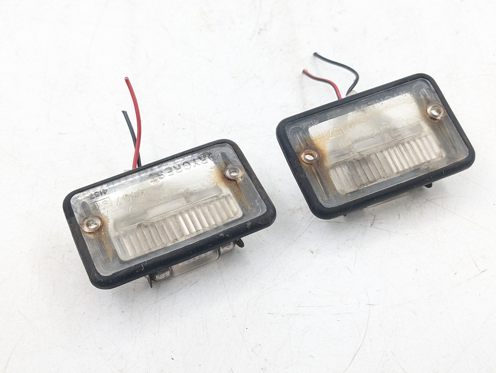 PAIR JAGUAR XJ40 REAR TAIL LIGHT NUMBER PLATE LIGHT LAMP LENS DBC12441