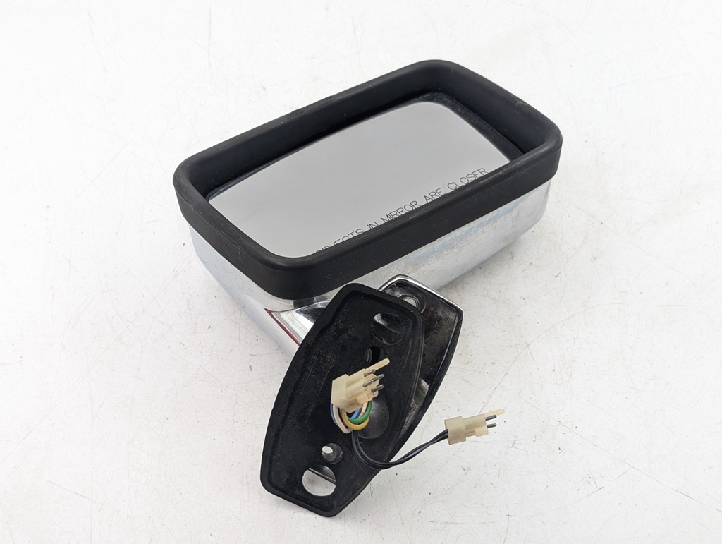 LHD EURO WING DOOR MIRROR JAGUAR XJS RIGHT HAND SIDE CHROME BBC8608 US MIRROR