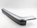 XJS REAR CORNER CHROME LEFT PASSENGER SIDE SECTION BUMPER WITH BLADE RUBBER