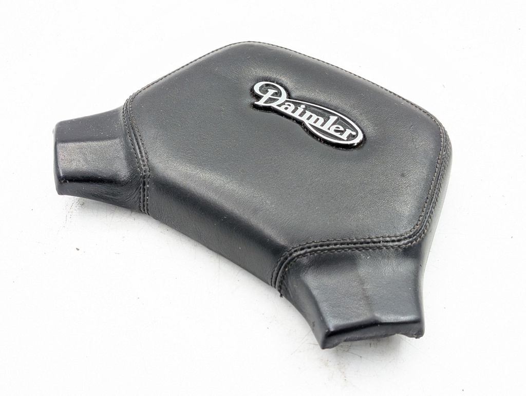 JAGUAR DAIMLER XJ40 XJ6 STEERING WHEEL LEATHER CENTRE STITCHED HORN PUSH CBC2119