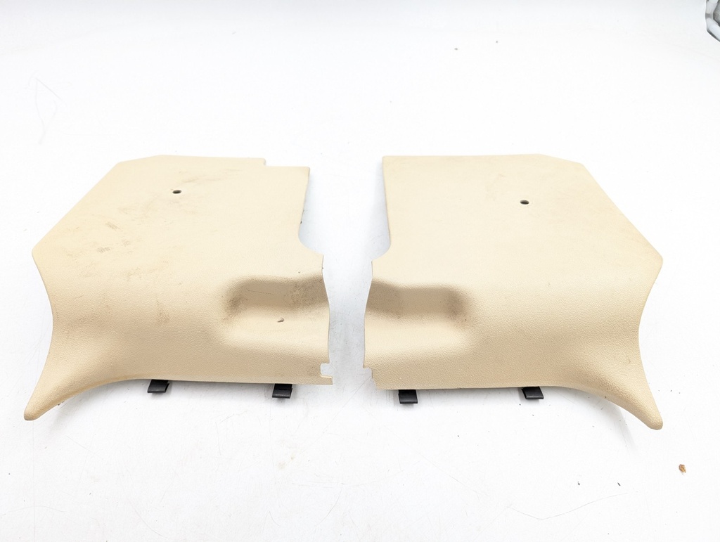 RHD JAGUAR XJ6 X300 FOOTWELL KICK PLATE A POST FINISHER COVER TRIM CREAM