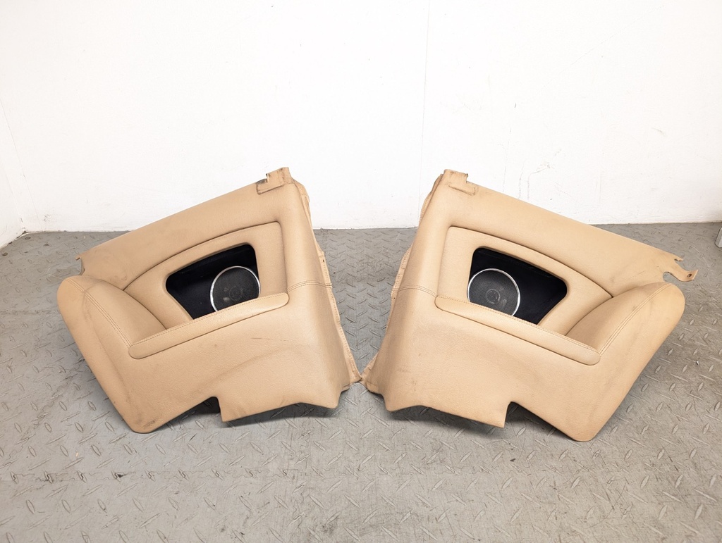 XJS PRE FACELIFT COUPE BARLEY LEATHER REAR DOOR CARDS INTERIOR TRIM US SPEC