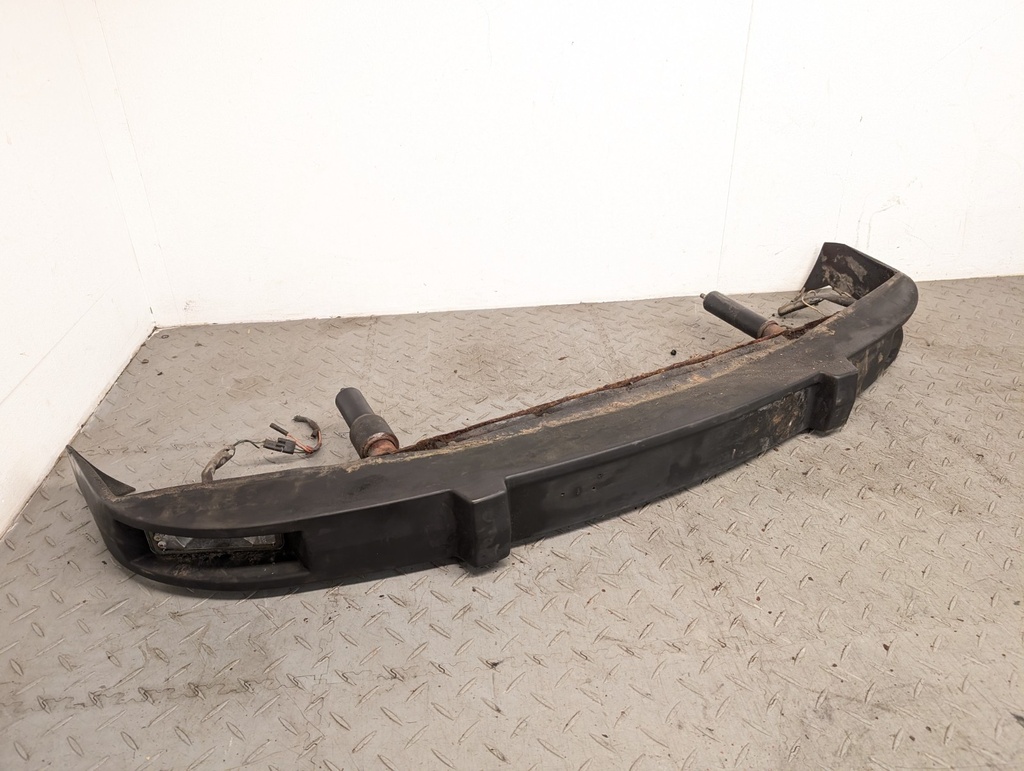 JAGUAR XJS PRE HE FRONT BUMPER BEAM AND RUBBER REINFORCEMENT BAR METAL US SPEC