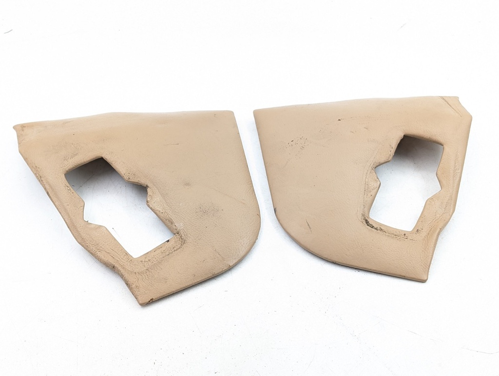 JAGUAR XJS FOOTWELL VENT CENTRE CONSOLE SURROUND TRIM LEATHER BARLEY