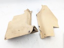 JAGUAR LHD XJS FOOTWELL KICK PLATE TRIM INTERNAL FINISHER COVERS MAGNOLIA AEM