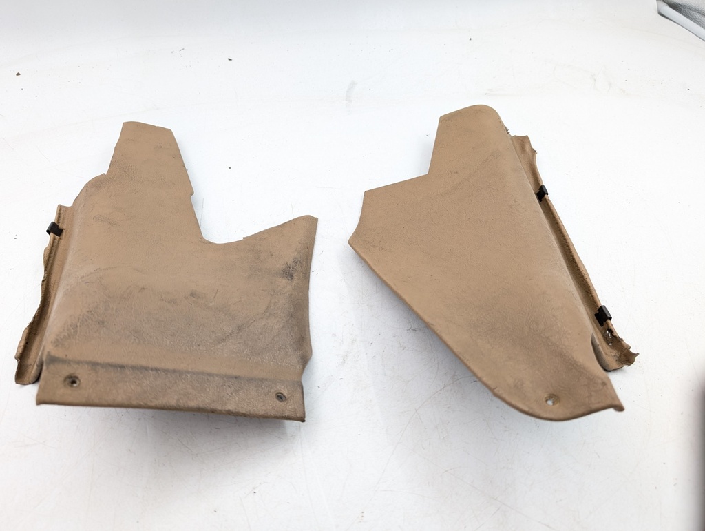 JAGUAR LHD XJS FOOTWELL KICK PLATE TRIM INTERNAL FINISHER COVERS BARLEY AFW
