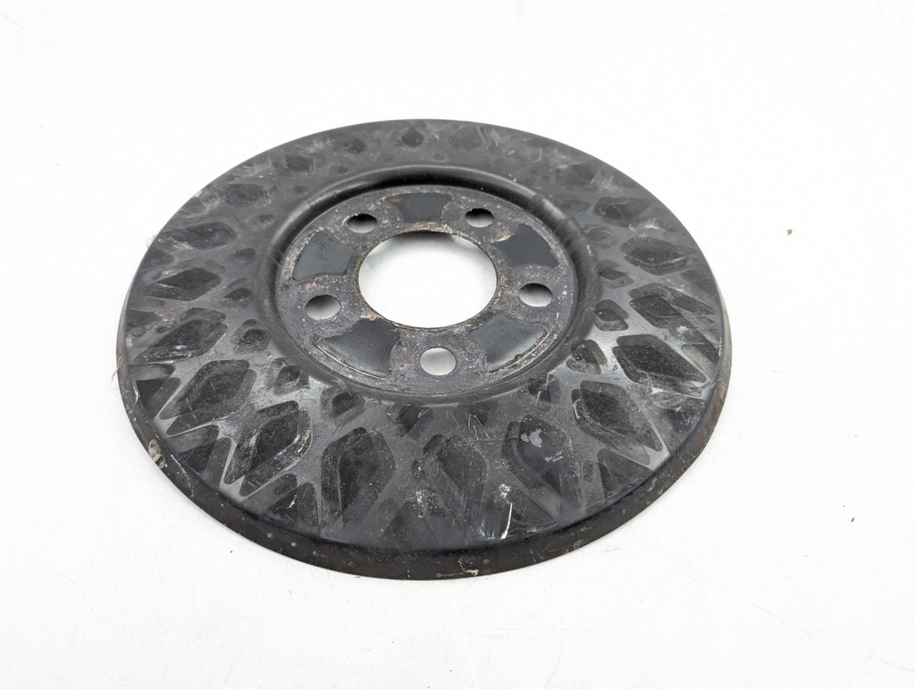 JAGUAR 15 INCH WHEEL PROTECTION DUST SHIELD METAL BLACK SPLASH SHIELD