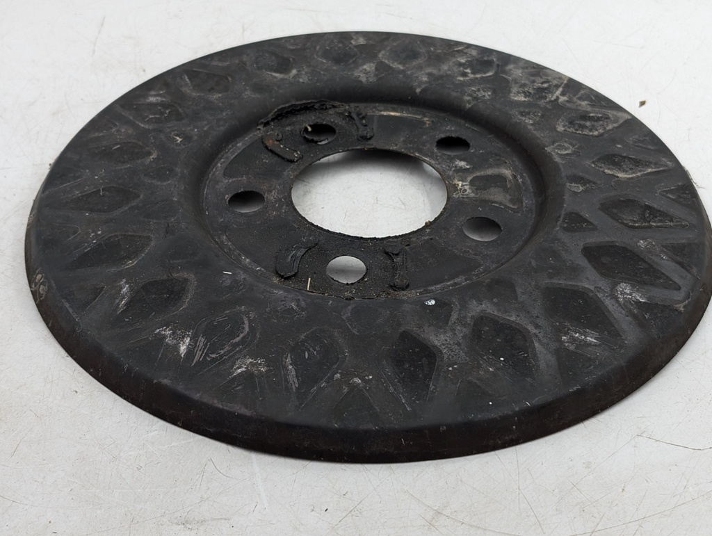 JAGUAR 15 INCH WHEEL PROTECTION DUST SHIELD METAL BLACK SPLASH SHIELD