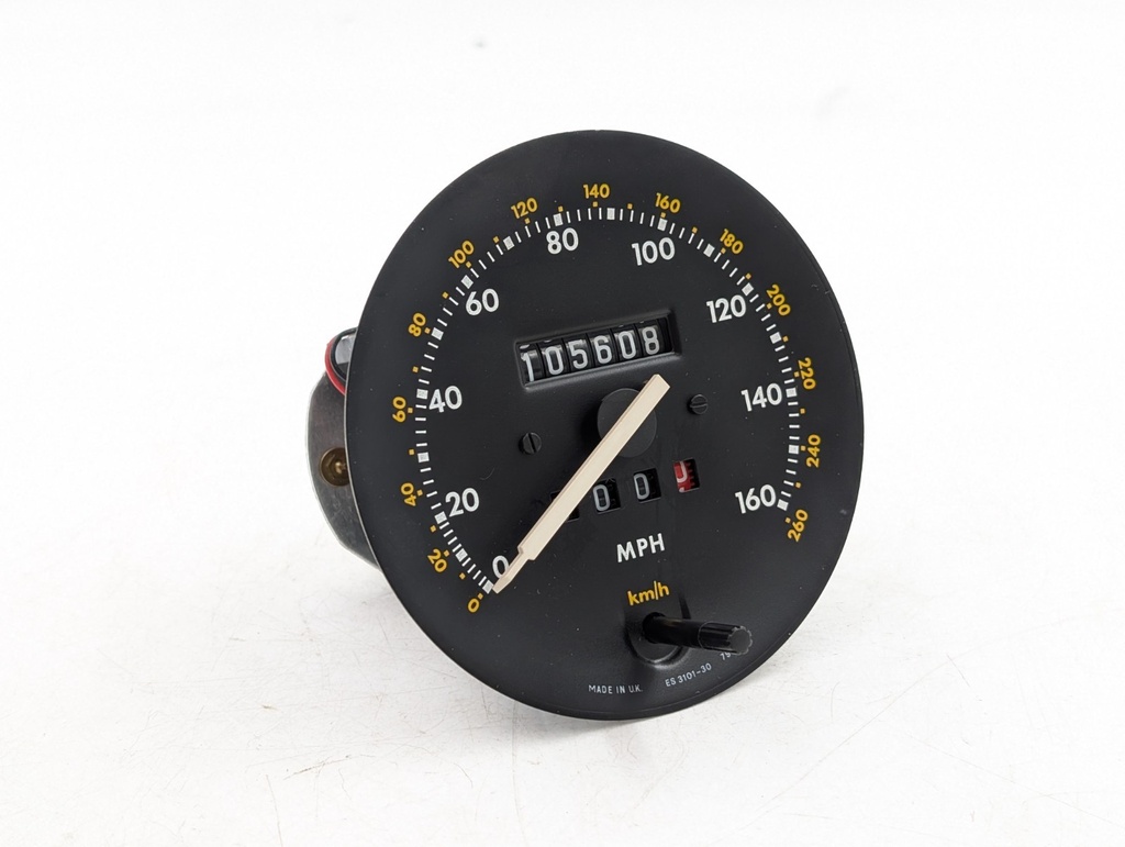 DASH SPEEDO JAGUAR XJS HE SPEEDOMETER ELECTRONIC GAUGE CLOCK TESTED DAC4695