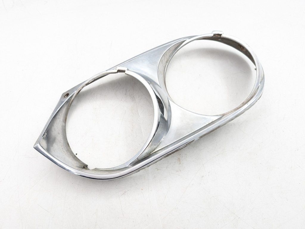 XJS TWIN TWR RIGHT RH HEADLIGHT CHROME SURROUND JAGUAR FACELIFT FRONT BEZEL TRIM