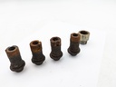 JAGUAR XJ8 XJR X308 XJ6 X300 XJS LONG LOCKING WHEEL NUT SET WITH KEY NO CAPS