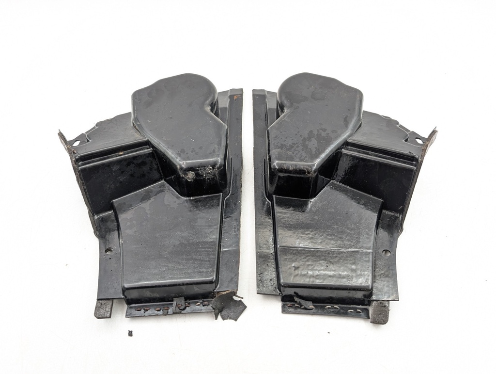 PAIR JAGUAR XJS CONVERTIBLE REAR WINDOW MOTOR WATER SHIELD COVER INTERNAL