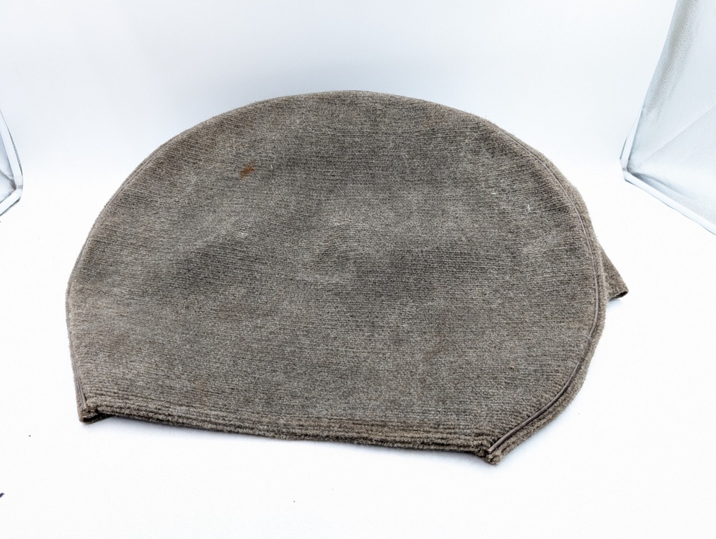 JAGUAR XJS FACELIFT CONVERTIBLE BOOT INTERIOR CARPET SPARE WHEEL COVER IN RATTAN