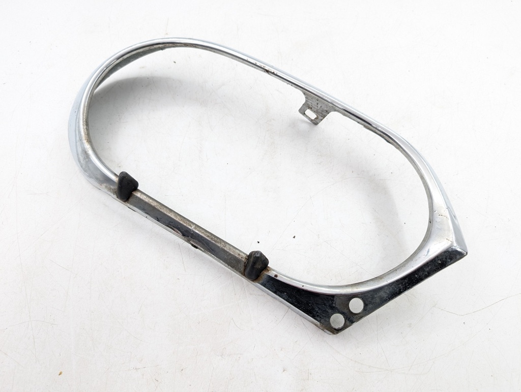 JAGUAR XJS FACELIFT RIGHT SIDE DRIVER HEADLIGHT CHROME SURROUND BEZEL WIPERS