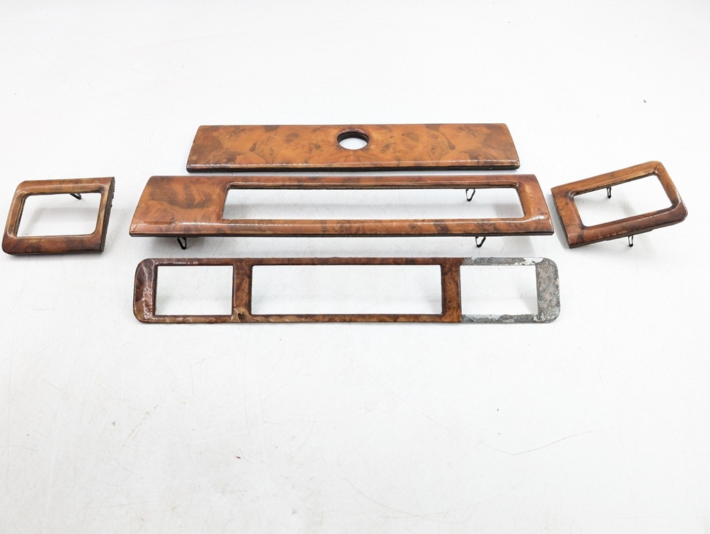 WOOD SET CAPPINGS XJS FACELIFT RHD FACIA DASH PANEL TRIM WALNUT VENEER INTERIOR