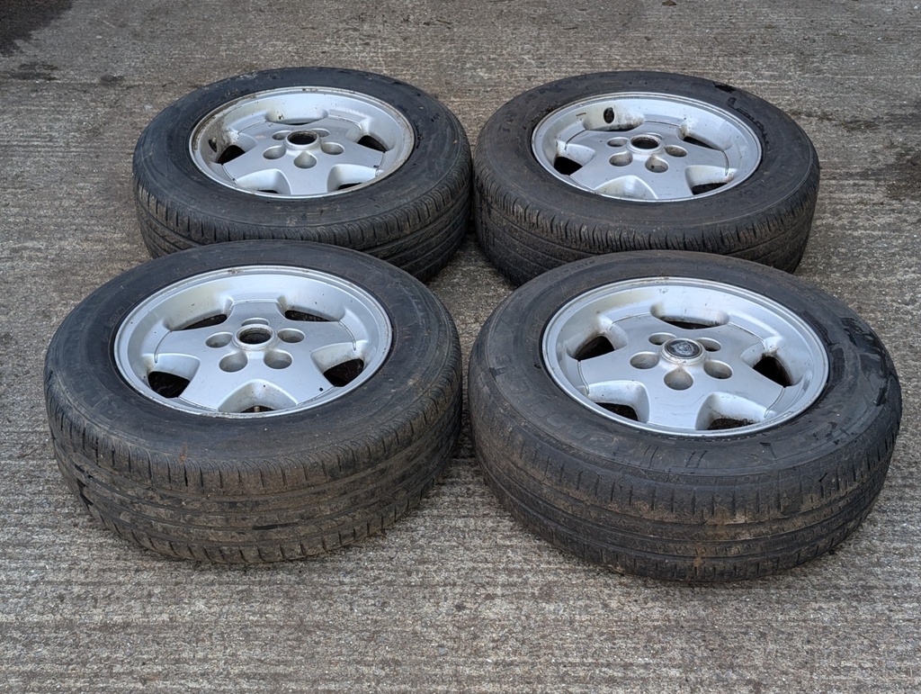 GENUINE JAGUAR 5 SPOKE XJS XJ40 X308 ALLOY WHEELS 16 INCH 7JX16CHX28.5 CCC4943