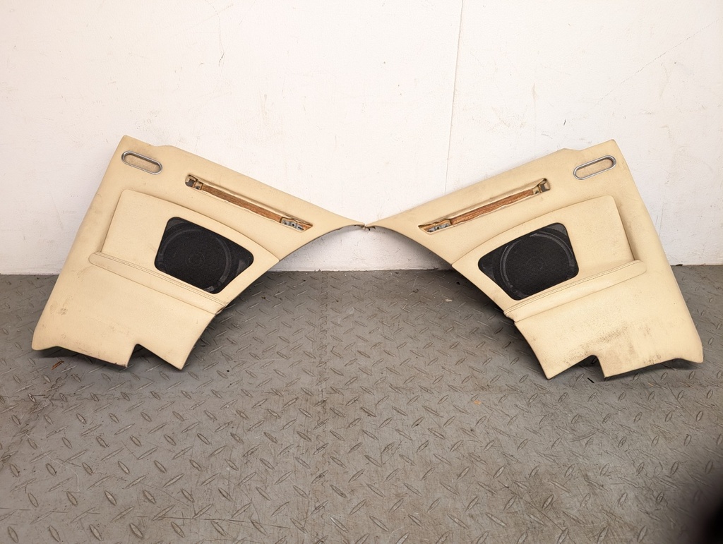 Jaguar XJS FACELIFT COUPE MAGNOLIA LEATHER REAR DOOR CARDS INTERIOR CREAM AEM