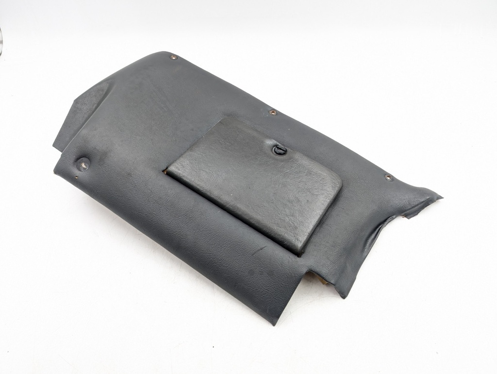 JAGUAR XJS UNDER DASH PANEL BLACK LEATHER COVERS TRIM PANEL FUSEBOX INTERIOR