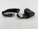 JAGUAR XJS PRE FACELIFT FRONT PASSENGER SEAT BELT BLACK DAC121100 ANCHOR BUCKLE
