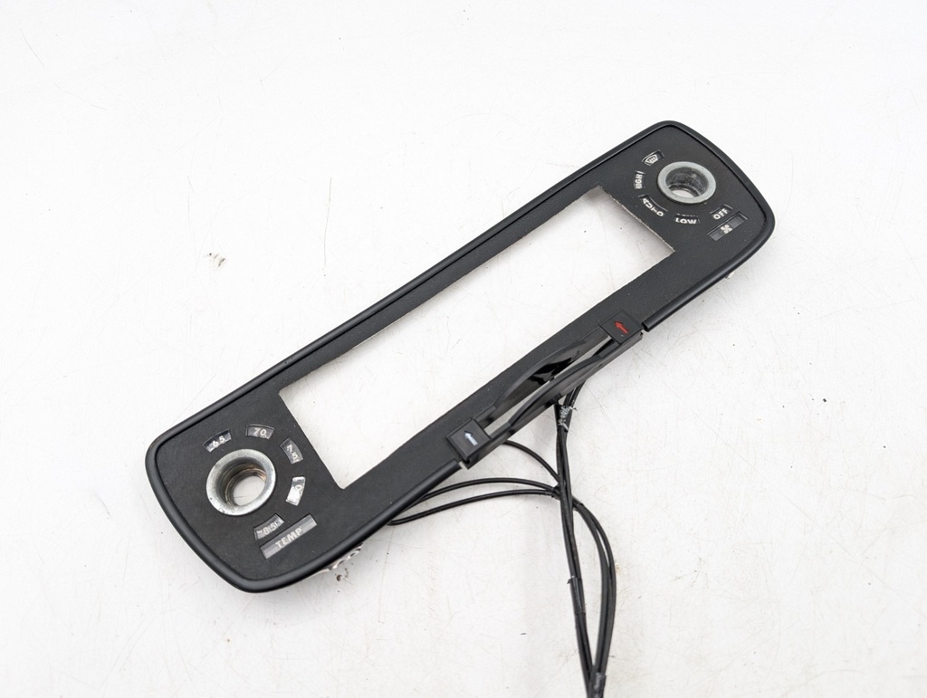 JAGUAR XJS SERIES 2 3 EARLY HEATER DASH FASCIA CENTRAL SURROUND BLACK TRIM