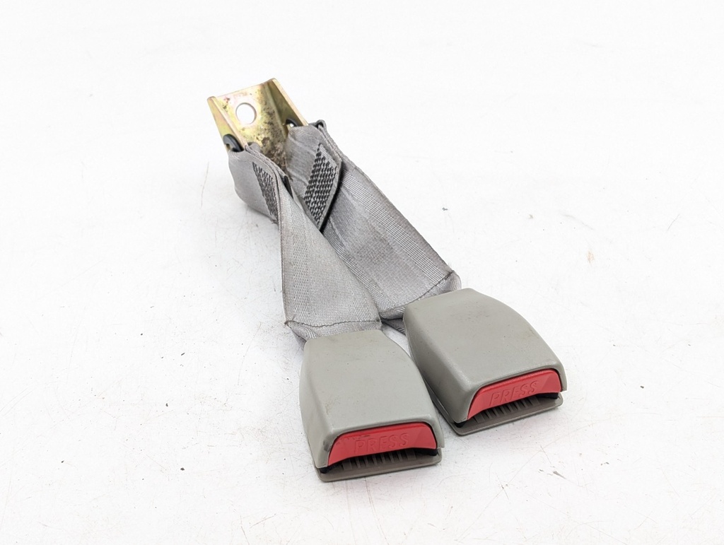 JAGUAR XJ6 XJ12 X300 TWIN PAIR REAR SEATBELT BUCKLES NIMBUS GREY BEC15536LFJ
