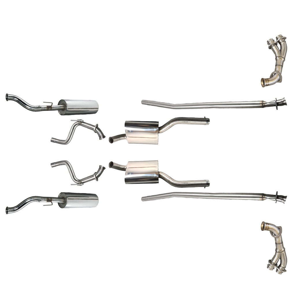 COMPLETE 304 STAINLESS STEEL V12 XJ12 EXHAUST SYSTEM