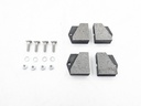 XJS XJ6/ XJ12 ETYPE INBOARD GIRLING HANDBRAKE PADS W/ FITTING KIT