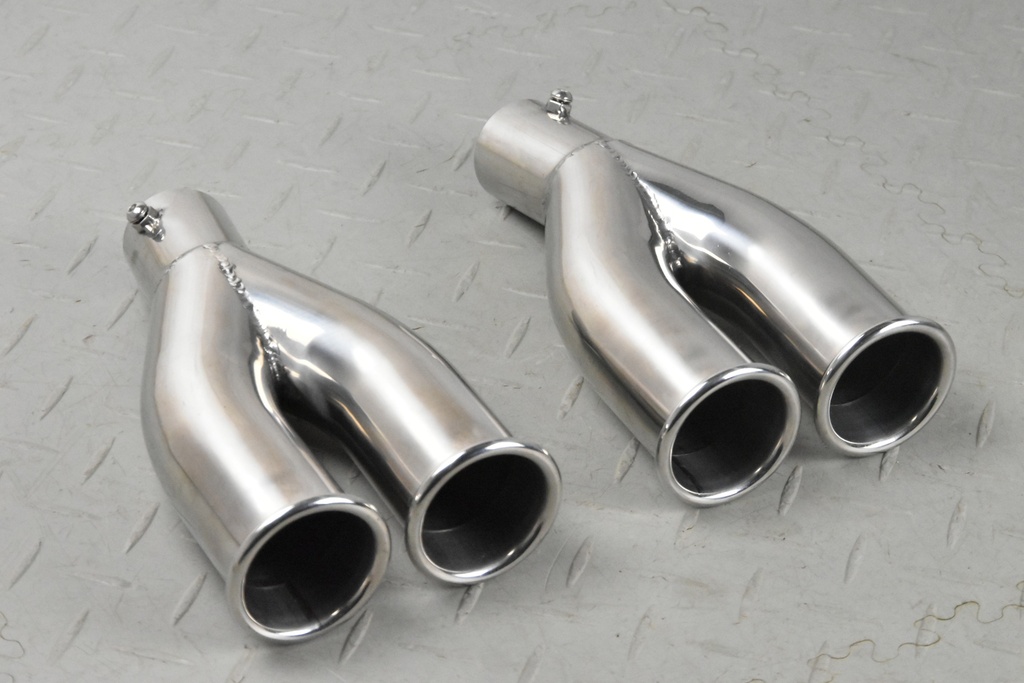 TWR XJRS EXHAUST BIG BORE TWIN TIPS