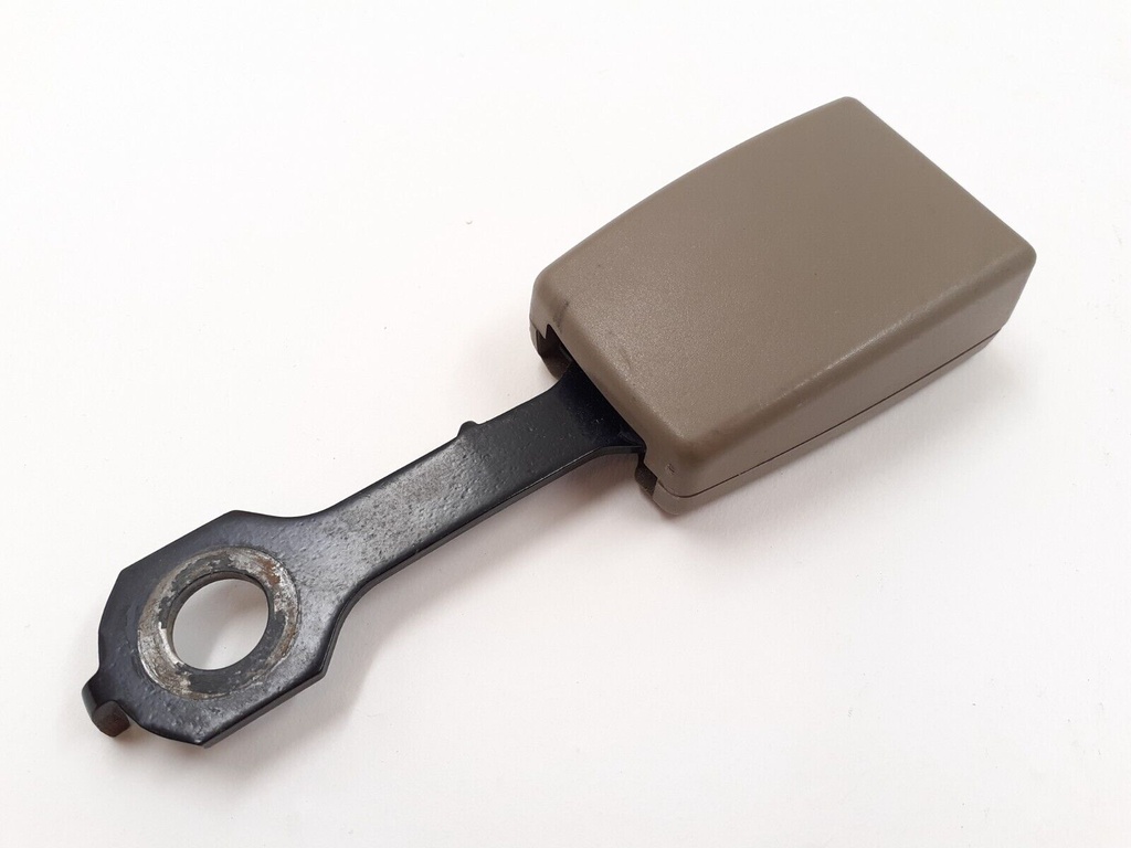 JAGUAR X100 XK8 COUPE CONVERTIBLE FRONT SEAT BELT BUCKLE PASSENGER SABLE AEK