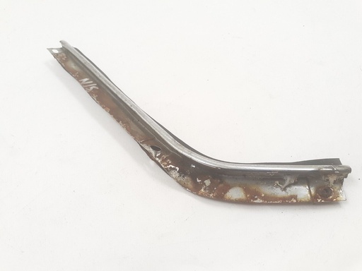 [-4547 UPR] JAGUAR XJS CONVERTIBLE LEFT REAR QUARTER WINDOW WASTE SEAL RUBBER CHROME STRIP