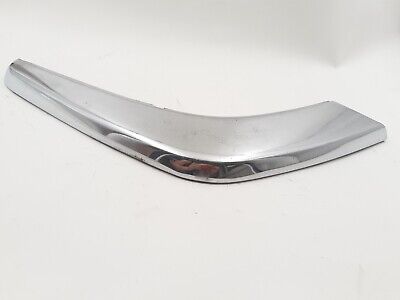 [BEC14678-4382 UP2] JAGUAR XJS FRONT O/S RIGHT DRIVERS BUMPER CHROME BLADE CORNER TRIM BEC14678