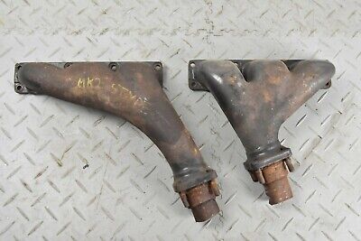 [-LG2635] JAGUAR 3.4 DAIMLER MK2 S TYPE EXHAUST MANIFOLDS HEAD CASTING FRONT BACK PIPE EGR
