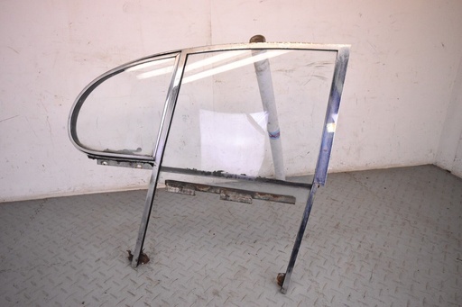 [-LG1060] JAGUAR STYPE RIGHT REAR O/S/R DOOR FRAME GLASS CHANNEL CHROME APERTURE QUARTER