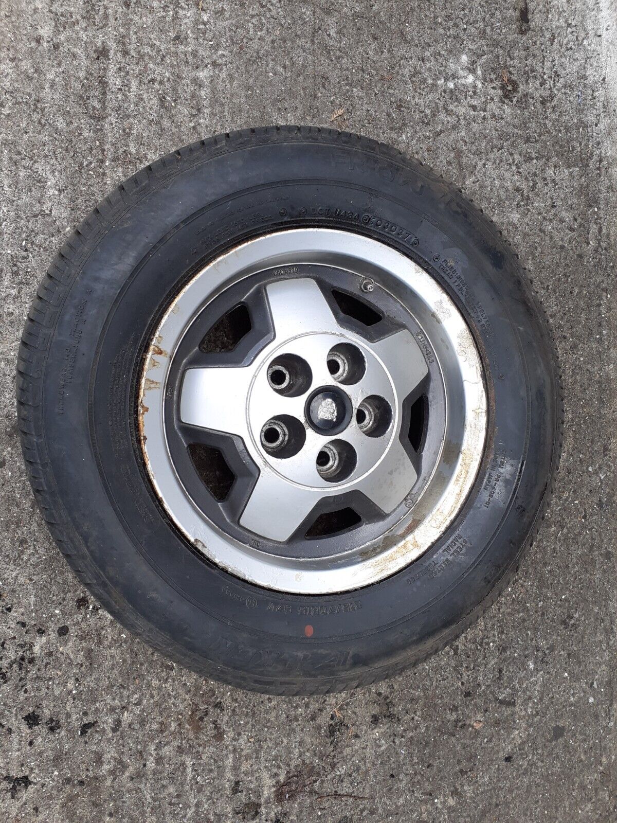 STARFISH WHEEL JAGUAR XJS HE ALLOY RIM CAC4379 15 INCH 6.5JX15X28