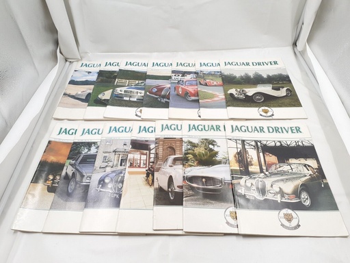 [-8177 UP0] VINTAGE JAGUAR DRIVER MAGAZINES FEB 1986- FEB 1987 APRIL 1987 ISSUE 307-319 321