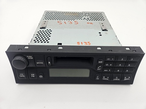 [LJB4100AA-8694 UP6] JAGUAR XK8 XKR X100 RADIO CASSETTE TAPE PLAYER UNIT CONTROLS LJD4100AA USED