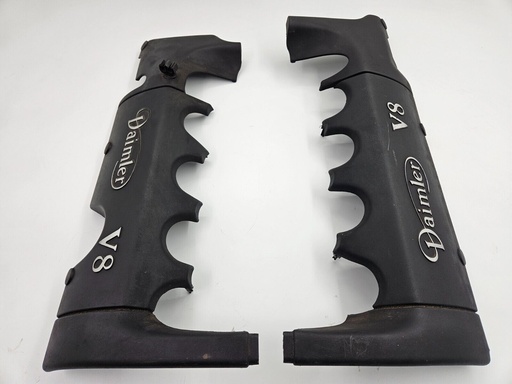 [NJA3921BE-9091 UP3] ENGINE COVER DAIMLER JAGUAR X308 PLASTIC TRIM SHIELD MOTOR RIGHT LEFT PAIR