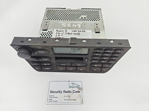 [LNF4100BA-9131 UP1] JAGUAR XJR XJ8 X308 98 - 2003 LATE RADIO PLAYER CASSETTE HEAD UNIT LNF4100BA