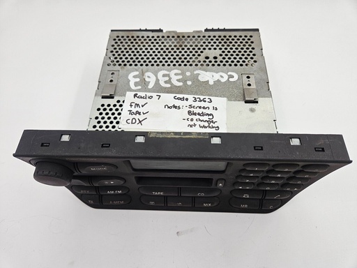[LNF4100BA-9133 UP1] JAGUAR XJR XJ8 X308 98 - 2003 LATE RADIO PLAYER CASSETTE HEAD UNIT LNF4100BA