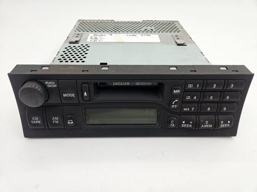 [LJB4100AA-9135 UP1] JAGUAR XK8 XKR X100 RADIO CASSETTE TAPE PLAYER UNIT CONTROLS LJB4100AA USED