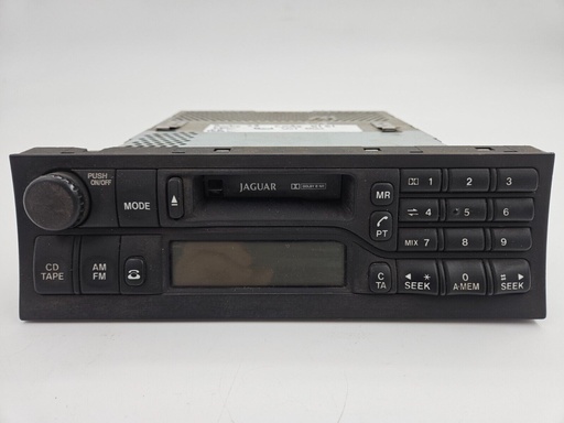 [LJB4100AA-9154 UP1] JAGUAR XK8 XKR X100 RADIO CASSETTE TAPE PLAYER UNIT CONTROLS LJB4100AA USED