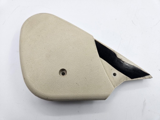 [GJA4733AA] JAGUAR XK8 INNER SEAT HINGE TRIM END CAPS COVERS LEFT PASSENGER SEAT IVORY NED