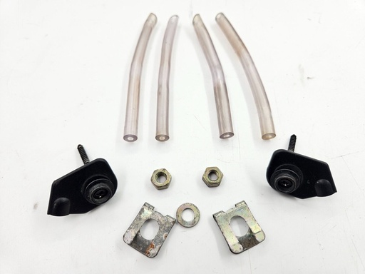 JAGUAR XJS HE CONVERTIBLE ROOF HOOD RETAINING SCREWS FITTING PLATE MOUNT CLIP