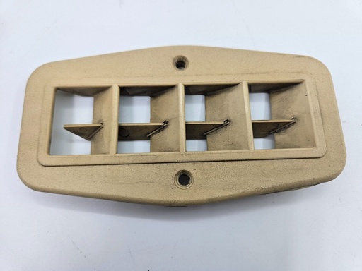 [BEC22795] LEFT CENTRE CONSOLE VENTILATION COVER JAGUAR XJS LATE FACELIFT CREAM PLASTIC NDR