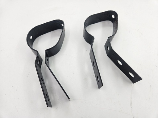 [C41013] AIR CONDITIONING BRACKETS JAGUAR XJS SERIES 3 METAL PAIR MOUNT AIR CON C41013
