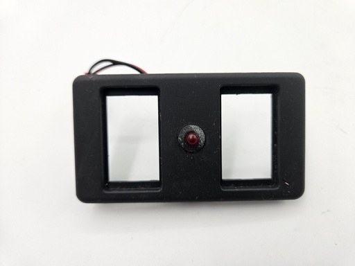 JAGUAR XJS COUPE CENTRE CONSOLE WINDOW 2 SWITCH BEZEL TRIM SKI SLOPE BEC9467