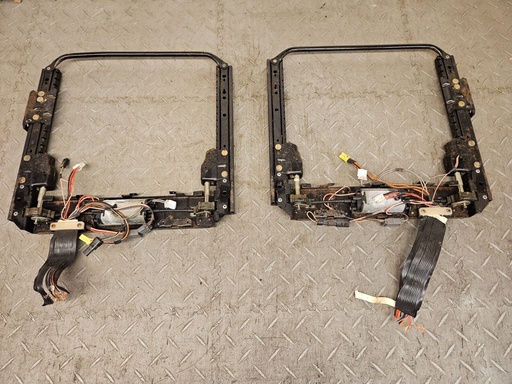 [BEC21443-9503 KF] SEAT BASE JAGUAR XJS FACELIFT LEFT RIGHT PAIR ELECTRIC SLIDER FRAME MOTOR