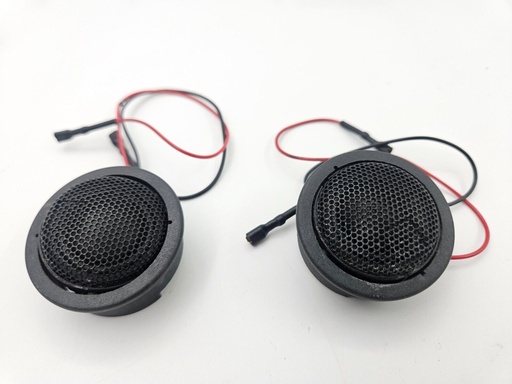 REAR PARCEL SHELF TWEETERS SPEAKERS JAGUAR X300 XJ40 BLACK TRIM COVER PAIR
