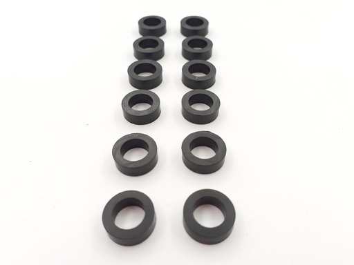 [EAC2415*-SET12] PACK OF 12 V12 INJECTOR SEAL MOUNTING RING LOWER
